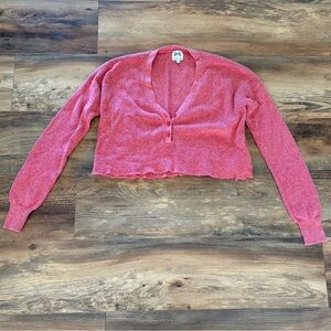 John + Jenn Rose Button-Up Cardigan